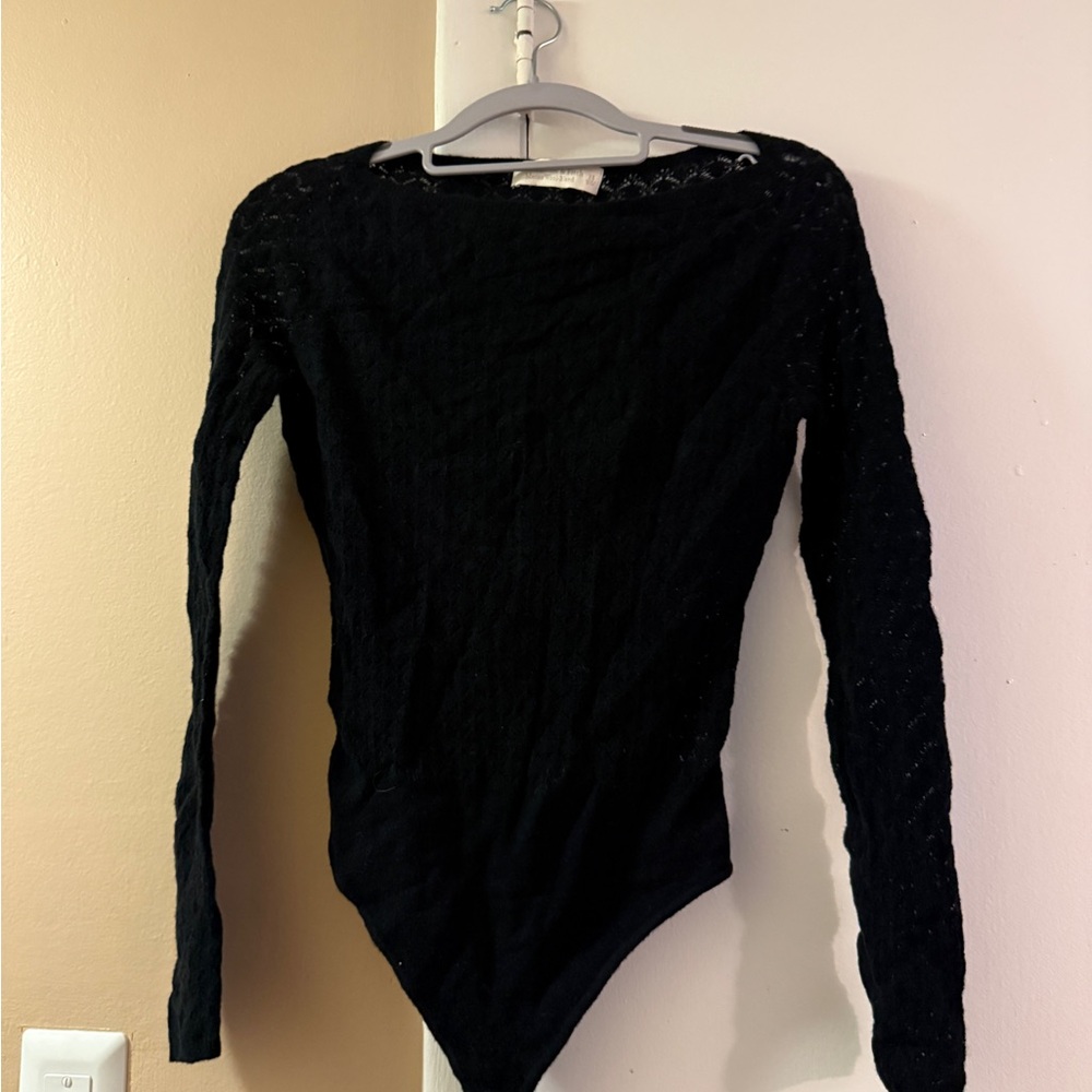 Abercrombie & Fitch Black Lace Bodysuit